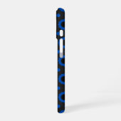 Coque iPhone 16 Bleu et noir (Côté gauche)