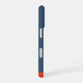 Coque iPhone 16 Bleu Jaune Rouge Crème (Côté droit)