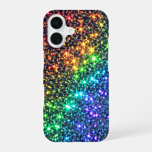 Coque iPhone 16 Bling coloré (Verso)