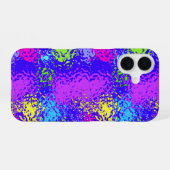 Coque iPhone 16 Blobules sous verre (Verso Horizontal)