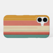 Coque iPhone 16 Blocs Verticaux avec Lignes (Verso Horizontal)