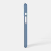 Coque iPhone 16 Blue Crane bleu color (Côté gauche)