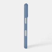Coque iPhone 16 Blue Crane bleu color (Côté droit)