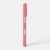 Coque iPhone 16 Blush Rose Monogramme De Nom Initial Minimal Moder (Côté droit)