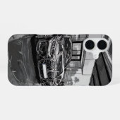 Coque iPhone 16 BMW - Shadow Grille Dominance (Verso Horizontal)