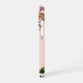 Coque iPhone 16 Boho Blooms Blush Point Monogramme (Côté gauche)