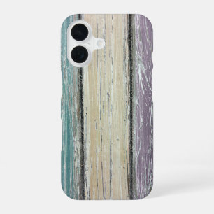 Coque iPhone 16 Bois Chic Shabby Peint