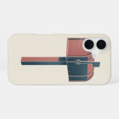 Coque iPhone 16 Boîte aux lettres rétro courbe (Verso Horizontal)
