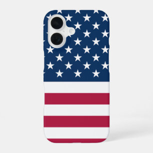 Coque iPhone 16 Boîtes téléphoniques American Flag