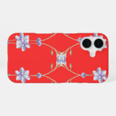 Coque iPhone 16 Boîtier de téléphone à fleurs de Rèd (Verso Horizontal)