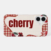 Coque iPhone 16 Boîtier de téléphone Cherry (Verso Horizontal)