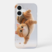 Coque iPhone 16 Boîtier de téléphone de chat Kawaii (Verso)