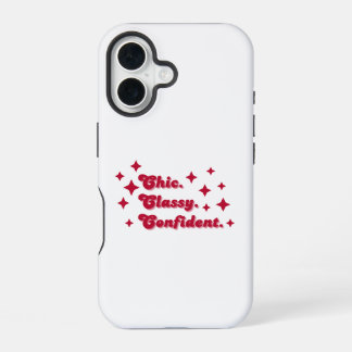 Coque iPhone 16 Boîtier de téléphone esthétique classique 📌 chic