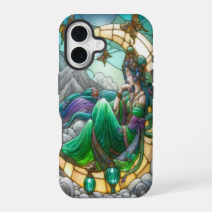 Coque iPhone 16 Boîtier de téléphone portable Jade Moon