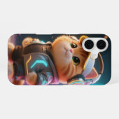 Coque iPhone 16 Boîtier de téléphone pour chat Cyber Kawaii (Verso Horizontal)