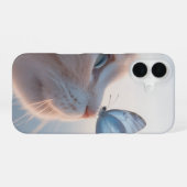 Coque iPhone 16 Boîtier de téléphone transparent pour chat et papi (Verso Horizontal)