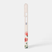 Coque iPhone 16 Boîtier floral mignon pour iPhone 16 (Côté gauche)