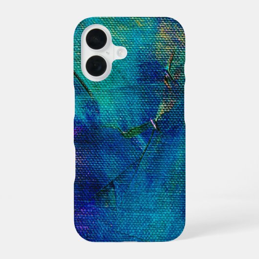 Coque iPhone 16 Boîtier iPhone 16 couleur abstrait – Moderne & Art (Verso)
