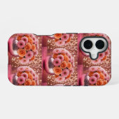 Coque iPhone 16 Boîtier iPhone 16 Fleurs Orange Luxe (Verso Horizontal)