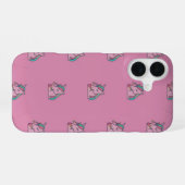 Coque iPhone 16 Boîtier IPhone 16 Licorne Rose Mignon (Verso Horizontal)