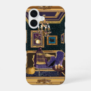 Coque iPhone 16 Boîtier iPhone Boudoir Baroque Luxueux sur le thèm