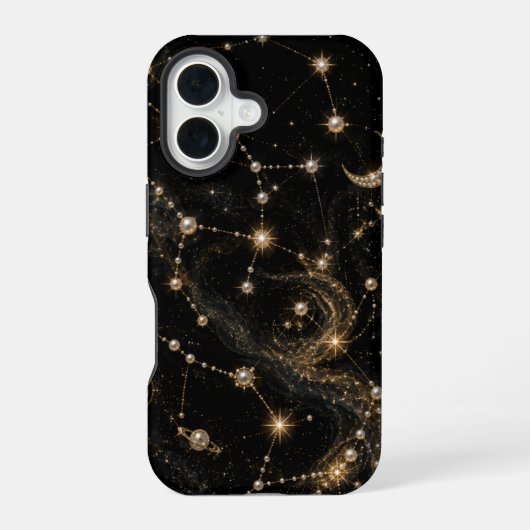 Coque iPhone 16 Boîtier iphone constellation de perles (Verso)