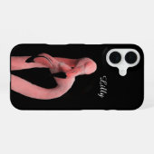 Coque iPhone 16 Boîtier iPhone flamants roses (Verso Horizontal)