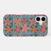 Coque iPhone 16 Boîtier iPhone Fleurs Tropicales (Verso Horizontal)