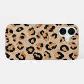 Coque iPhone 16 Boîtier Iphone "impression léopard" (Verso Horizontal)