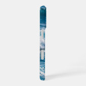 Coque iPhone 16 Boîtier iphone vague d'océan bleu (Côté droit)