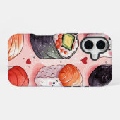 Coque iPhone 16 Boîtier téléphonique Anime Sushi (Verso Horizontal)