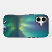 Coque iPhone 16 Boîtier téléphonique Aurora Borealis - Sk de nuit  (Verso Horizontal)