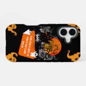 Coque iPhone 16 Boîtier téléphonique Halloween - Iphone Éffrayant (Verso Horizontal)