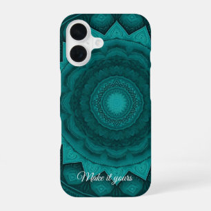 Coque iPhone 16 Boîtier téléphonique Mandala Art - Ajoutez Votre A
