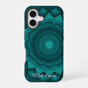 Coque iPhone 16 Boîtier téléphonique Mandala Art - Ajoutez Votre A