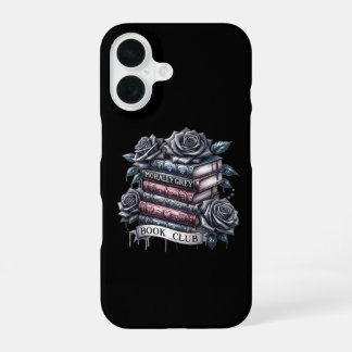 Coque iPhone 16 Boîtier téléphonique Morally Grey Book Club pour l