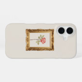 Coque iPhone 16 Boîtier téléphonique Rose esthétique (Verso Horizontal)