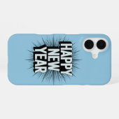 Coque iPhone 16 Bonne année (Verso Horizontal)
