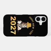 Coque iPhone 16 Bonne année Mew 2027 (Verso Horizontal)