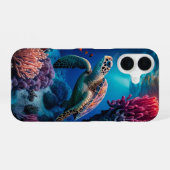 Coque iPhone 16 Bonne tortue (Verso Horizontal)