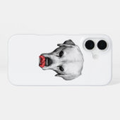 Coque iPhone 16 Bord Rouge (Verso Horizontal)