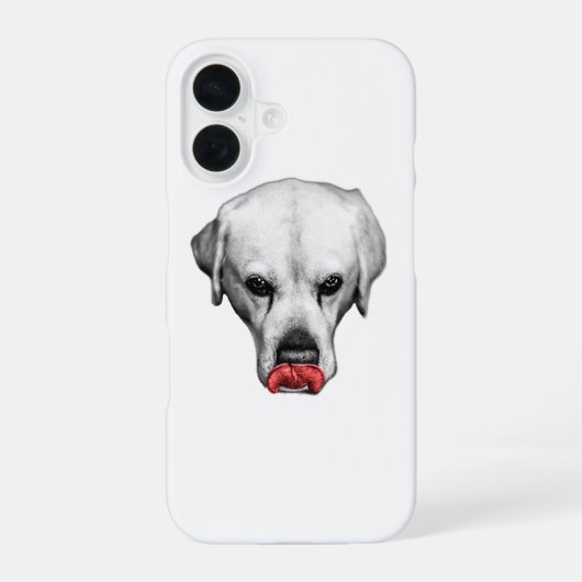 Coque iPhone 16 Bord Rouge (Verso)