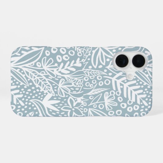 Coque iPhone 16  Botanical Garden Pattern Phone Case (Verso Horizontal)