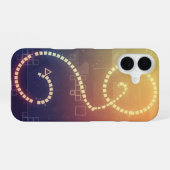 Coque iPhone 16 Boucle de rétro arcade (Verso Horizontal)