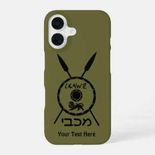 Coque iPhone 16 Bouclier Maccabee Soumis Et Voies