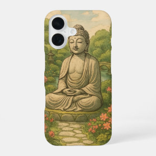 Coque iPhone 16 Bouddha