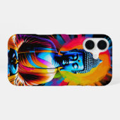 Coque iPhone 16 Bouddha - Rayons de Tranquillité (Verso Horizontal)