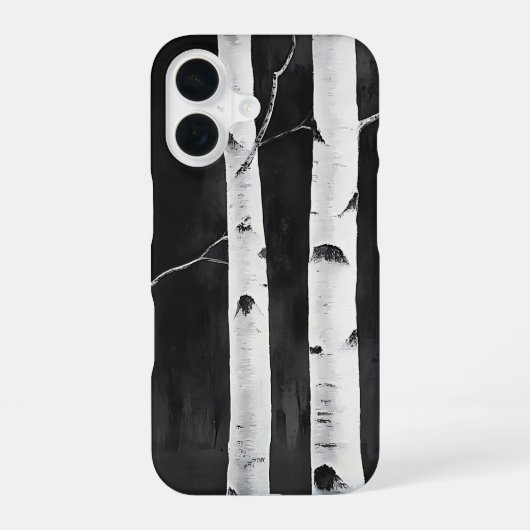 Coque iPhone 16 Bouleau Intemporel (Verso)