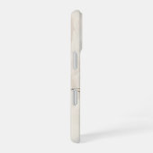 Coque iPhone 16 Bouquet beige classique (Côté droit)