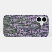 Coque iPhone 16 Bouquet de lavande stylisé rétro (Verso Horizontal)